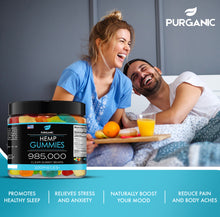 Load image into Gallery viewer, Purganic Gummies for Stress & Relaxation – 985,000 - 100ct