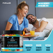 Load image into Gallery viewer, Purganic Gummies for Stress & Relaxation – 2,500,000 - 100ct