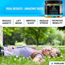 Load image into Gallery viewer, Purganic Gummies for Stress & Relaxation – 1,000,000 - 100ct