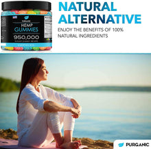 Load image into Gallery viewer, Purganic Sugar Gummy Bears for Stress & Relaxation – 950000 - 100ct