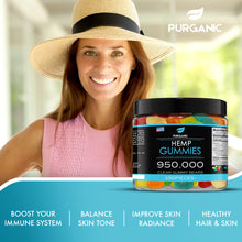 Load image into Gallery viewer, Purganic Gummies for Stress &amp; Relaxation – 950000 - 100ct
