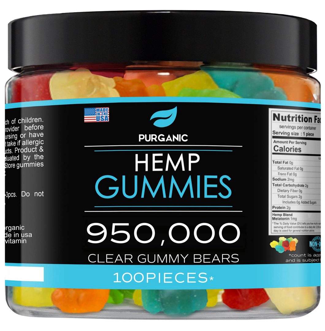 Purganic Gummies for Stress & Relaxation – 950000 - 100ct