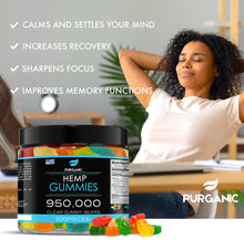 Load image into Gallery viewer, Purganic Gummies for Stress &amp; Relaxation – 950000 - 100ct
