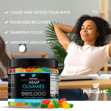 Load image into Gallery viewer, Purganic Gummies for Stress &amp; Relaxation – 985,000 - 100ct
