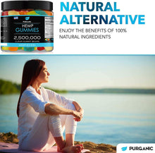 Load image into Gallery viewer, Purganic Gummies for Stress &amp; Relaxation – 2,500,000 - 100ct
