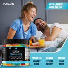 Load image into Gallery viewer, Purganic Gummies for Stress &amp; Relaxation – 1,000,000 - 100ct
